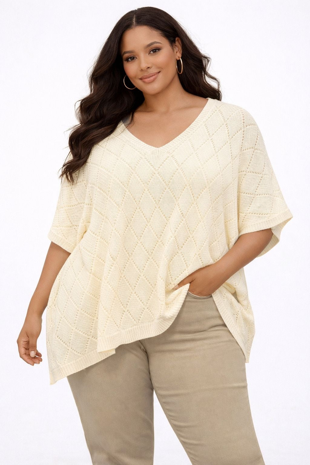 Sonya Argyle V neck Top
