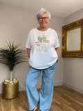 Glitzy Love Heart  T- Shirt