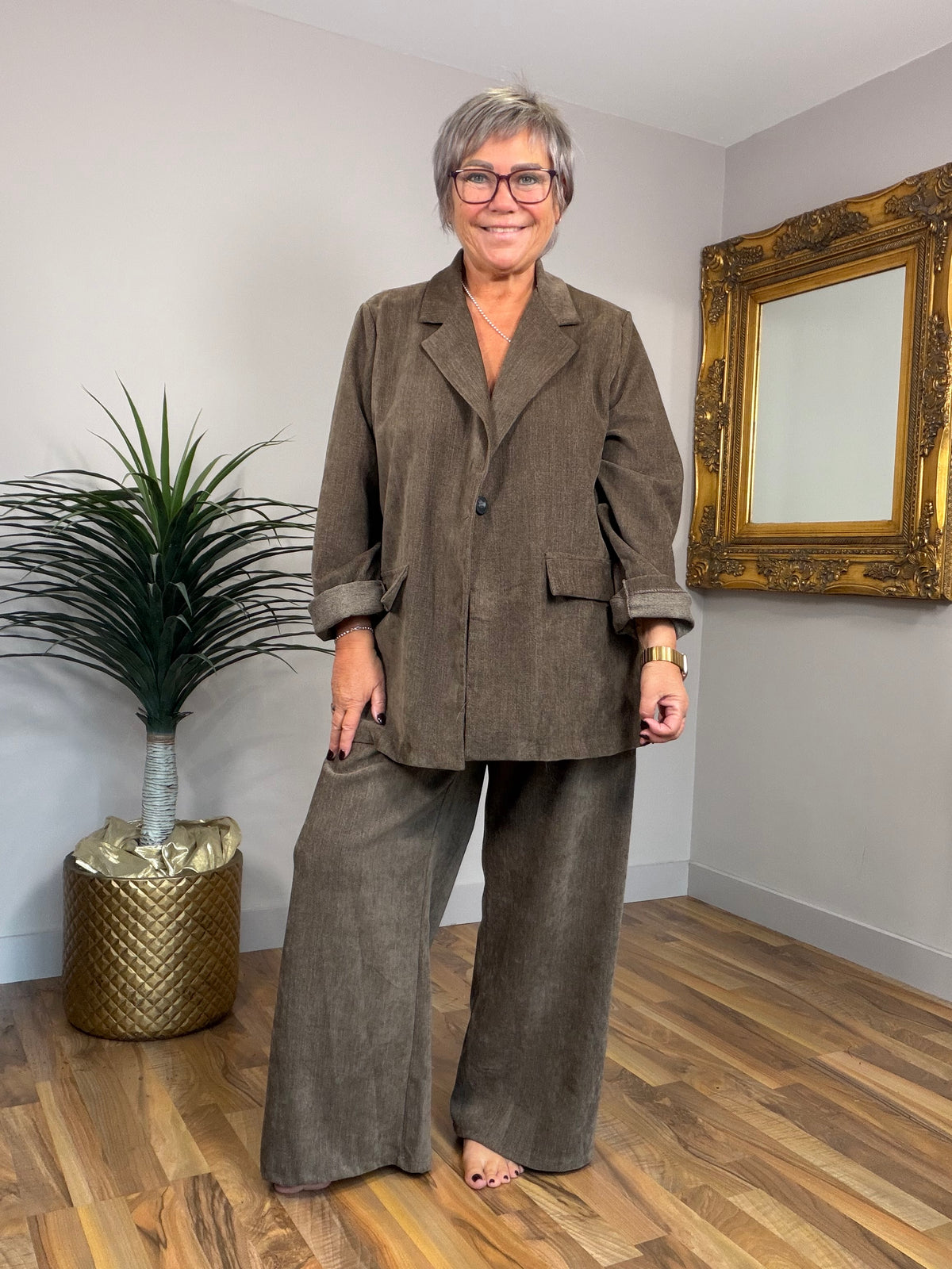Super Soft Button Blazer