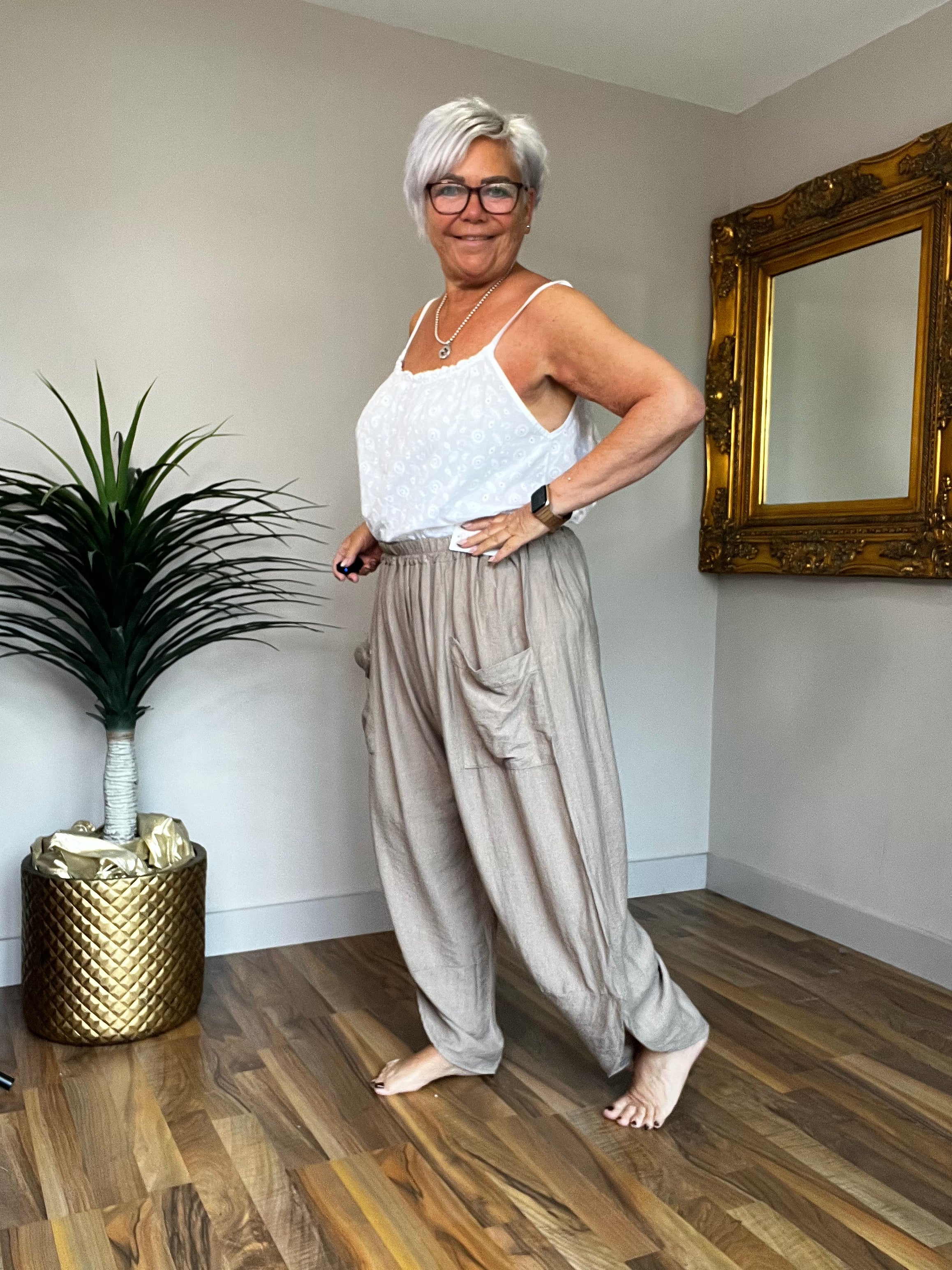 🔥 Sale No Return - Pocket Hareem Pants