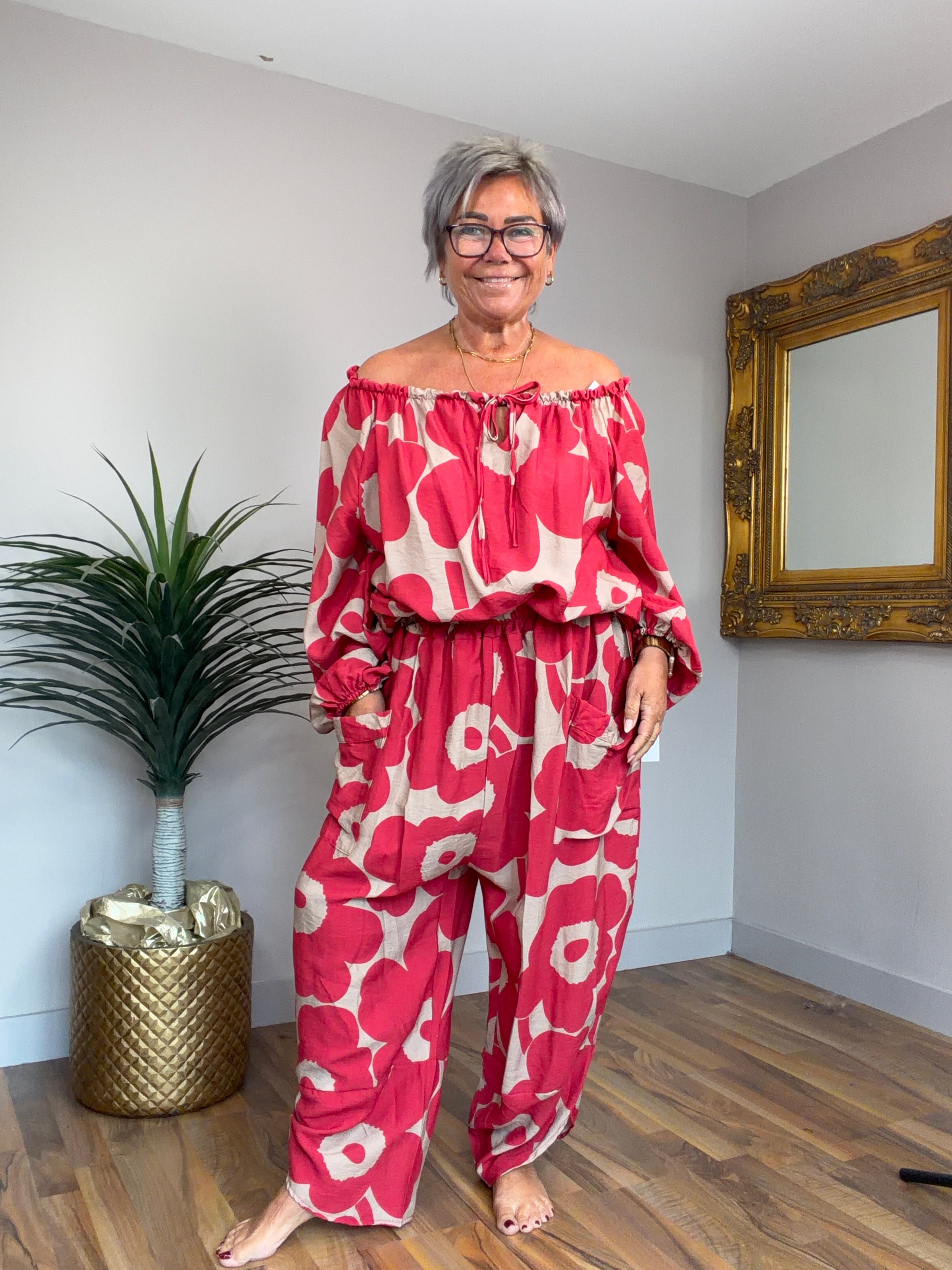 Felicity Floral Tulip Pants
