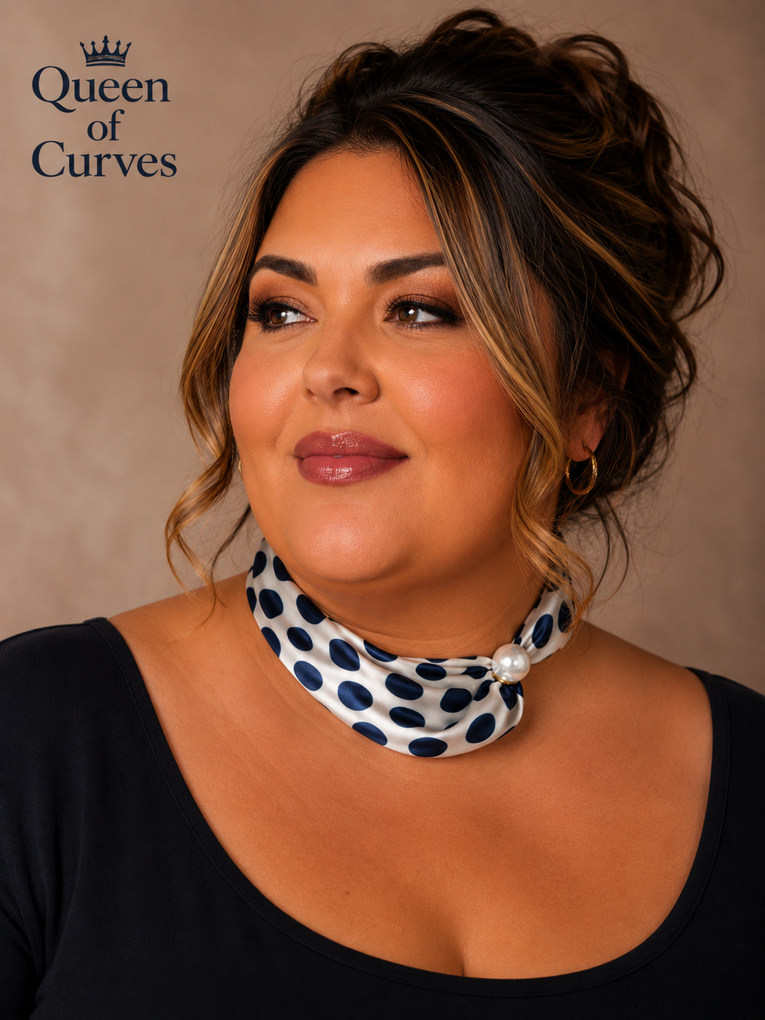Magnetic Scarf - Polka Dot
