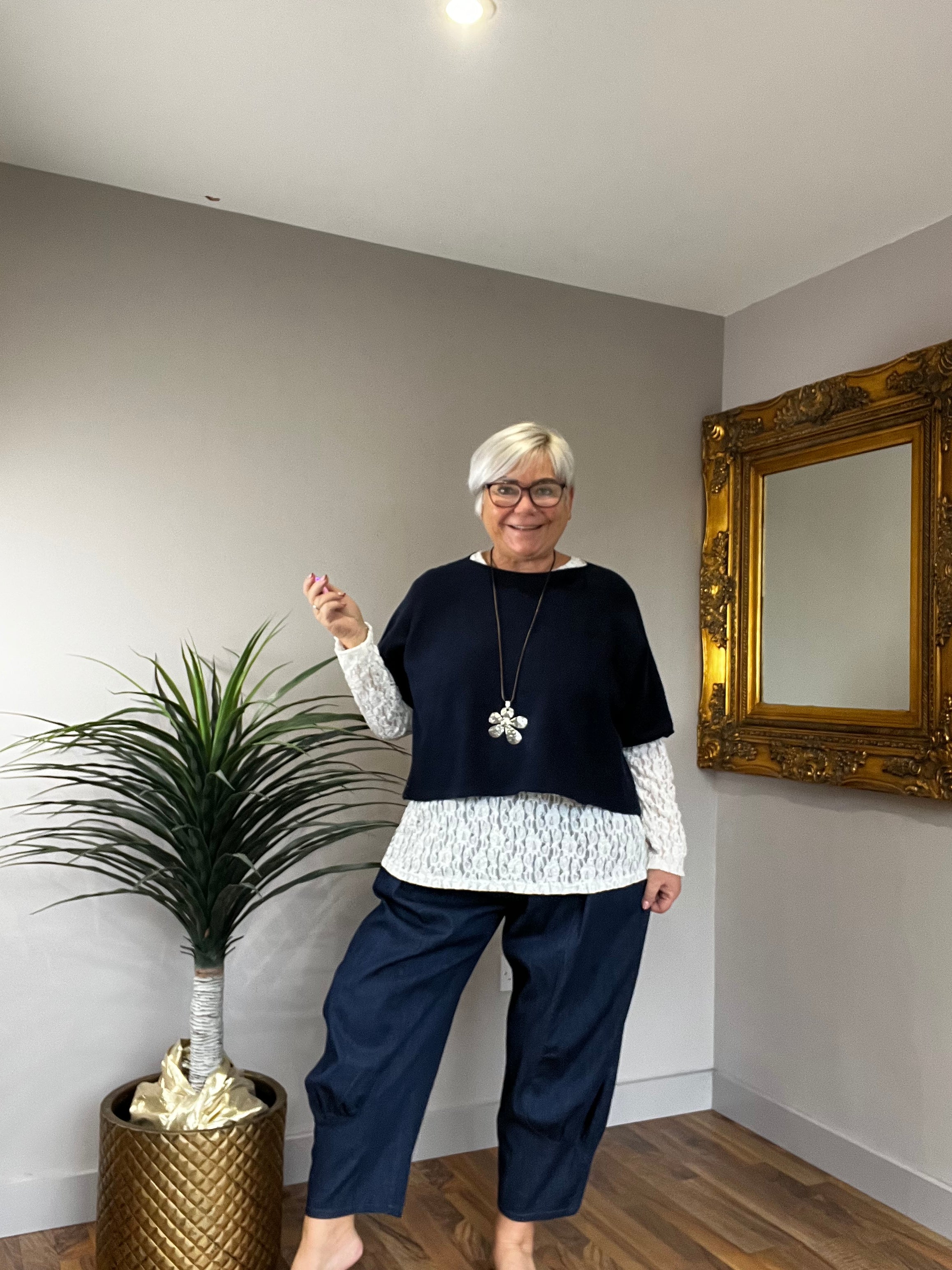 Lace Long Sleeve Top