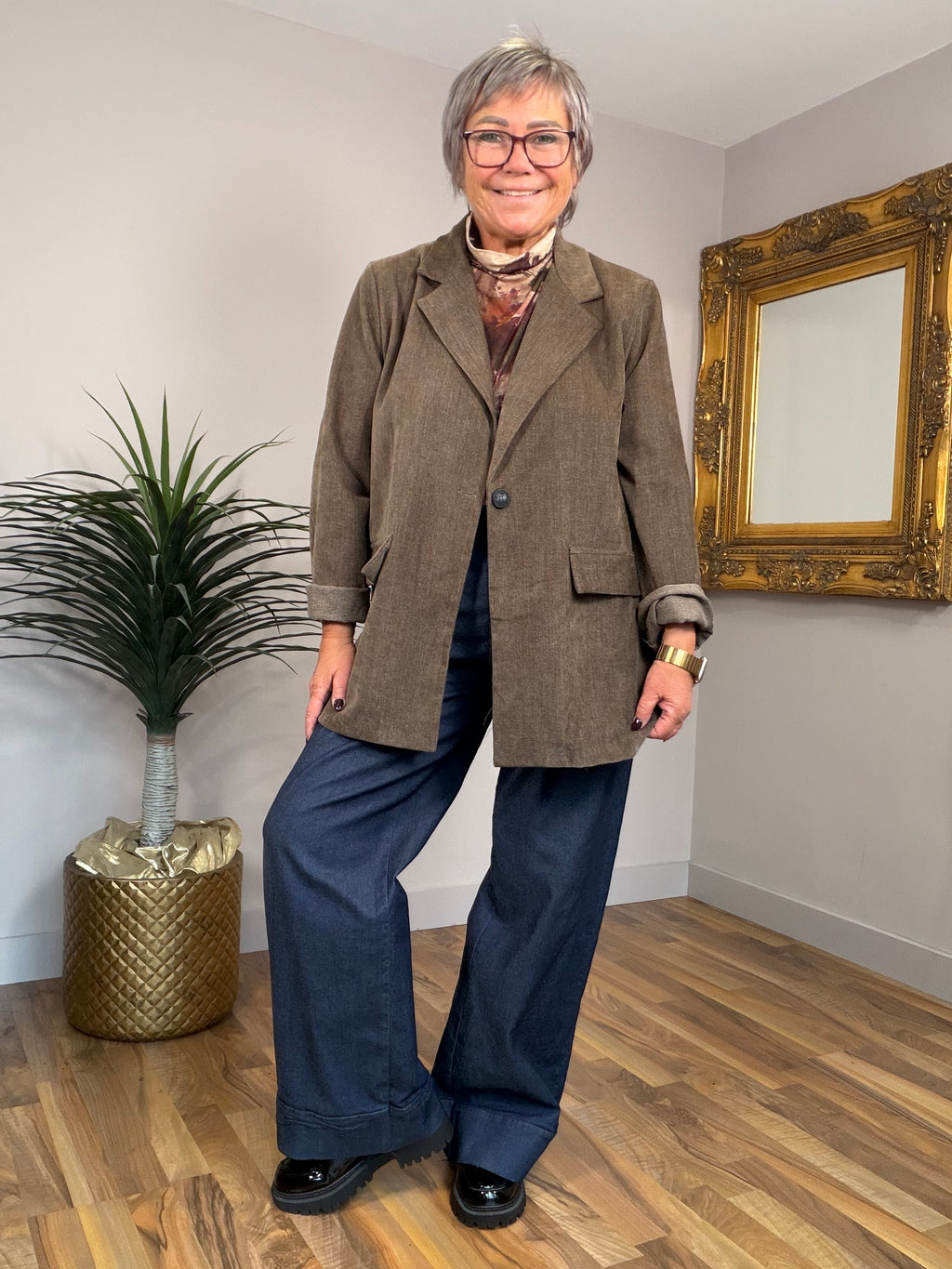 Super Soft Button Blazer