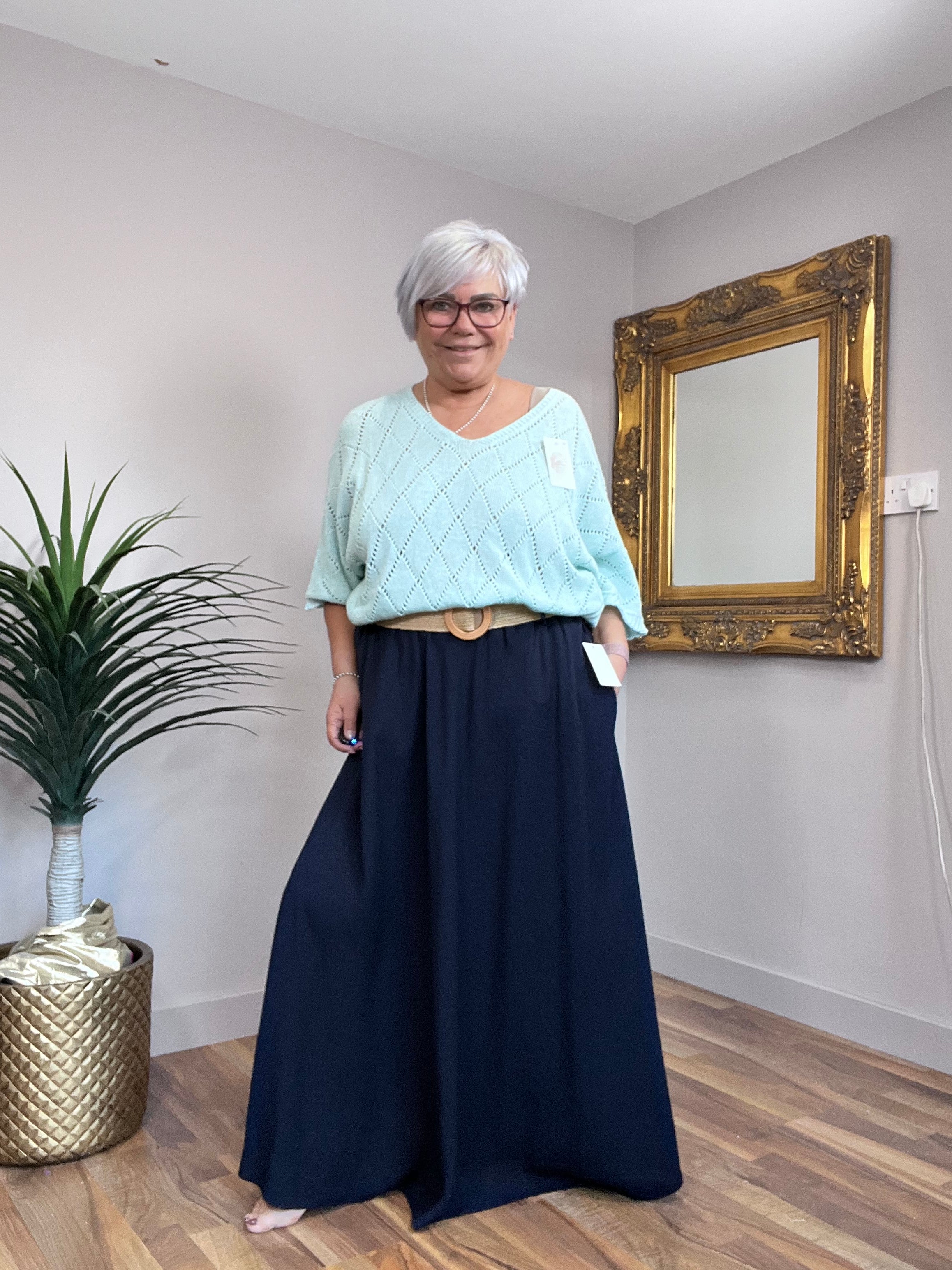 Sonya Argyle V neck Top