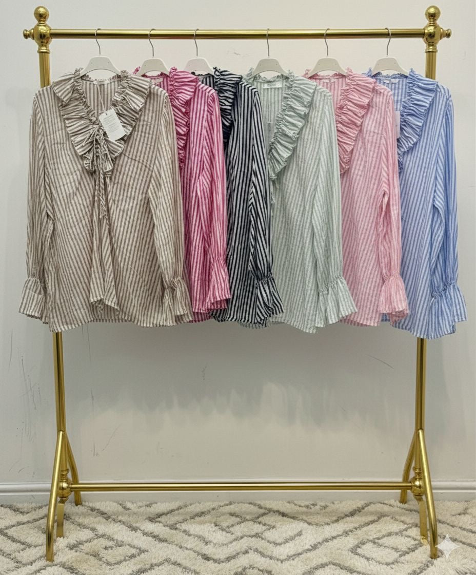 🔥 Sale No Return - Florence Frill Shirt