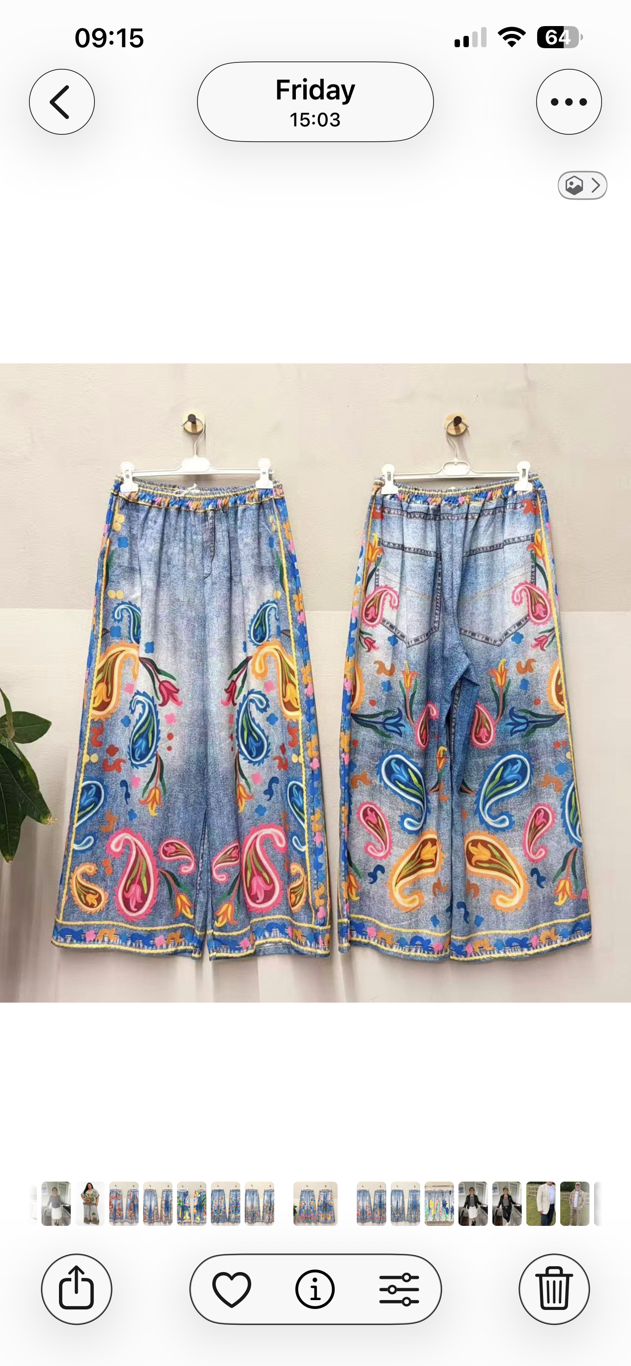 Colourful Paisley Palazzos