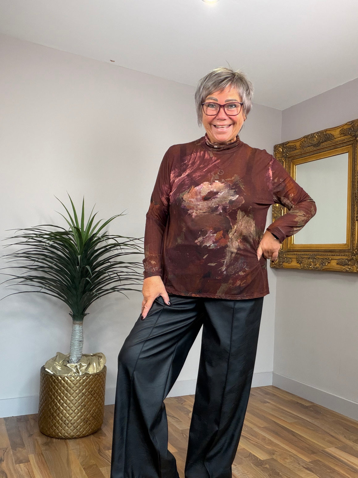 Cashmere Blend Turtle Neck
