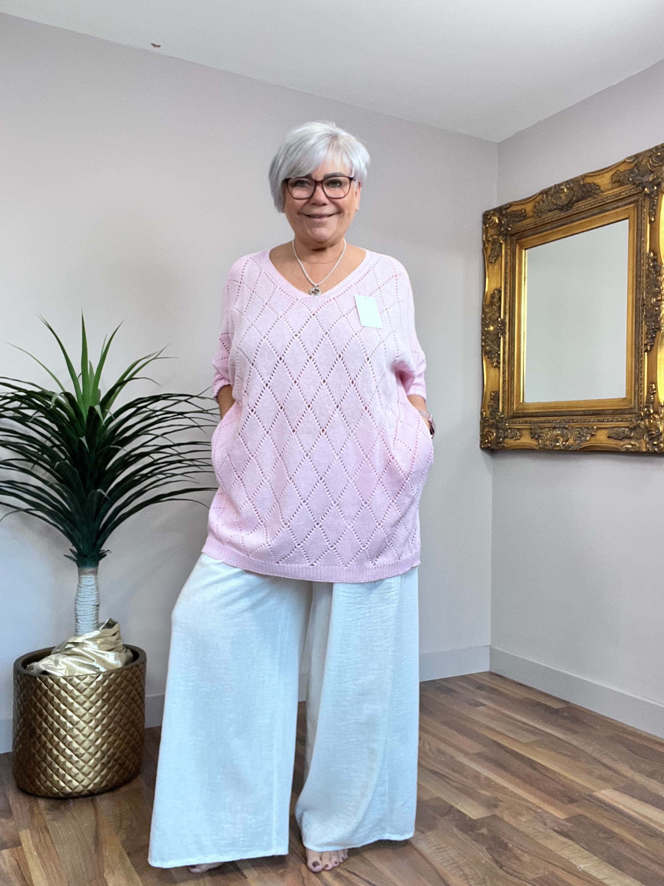 Sonya Argyle V neck Top