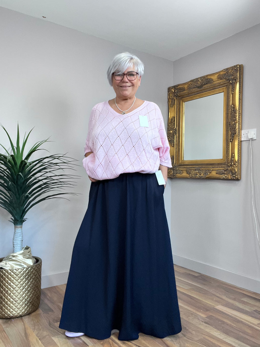 🔥 Sale No Return - Belted Skirt