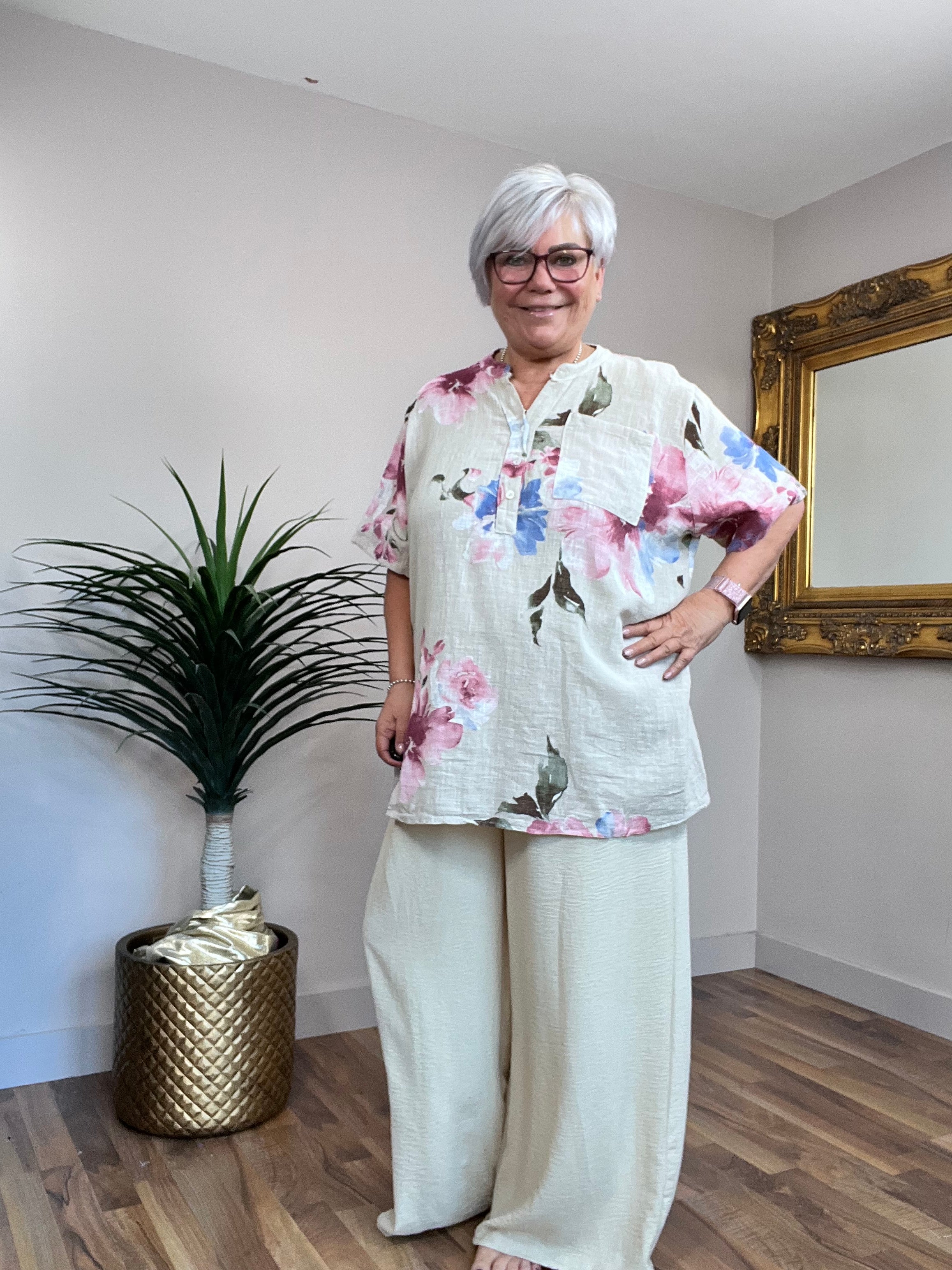 Florence Floral Lightweight Top