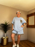 🔥 Sale No -,Return Scuba Animal Print Short Co ord