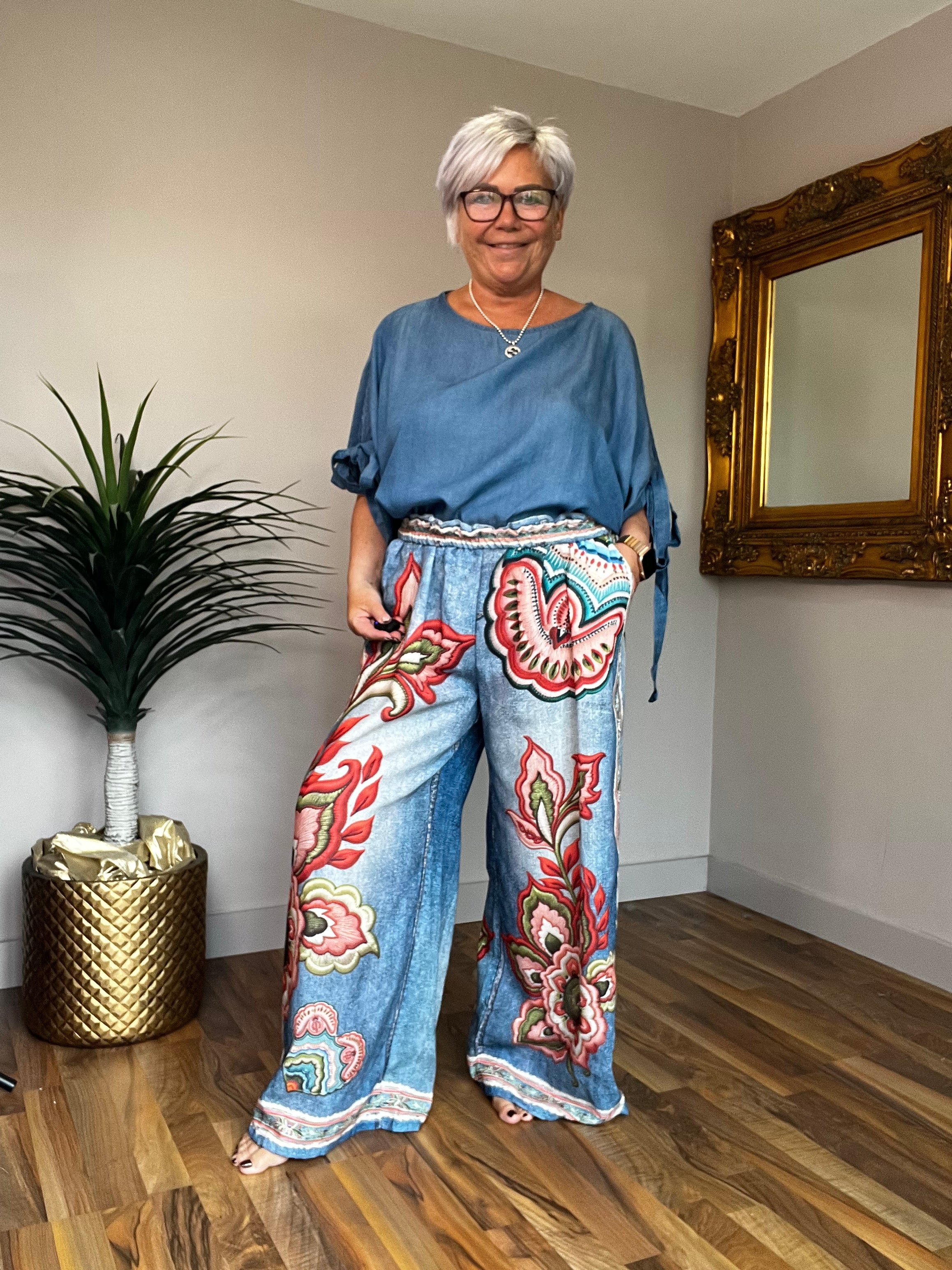 Boho Bloom Palazzos