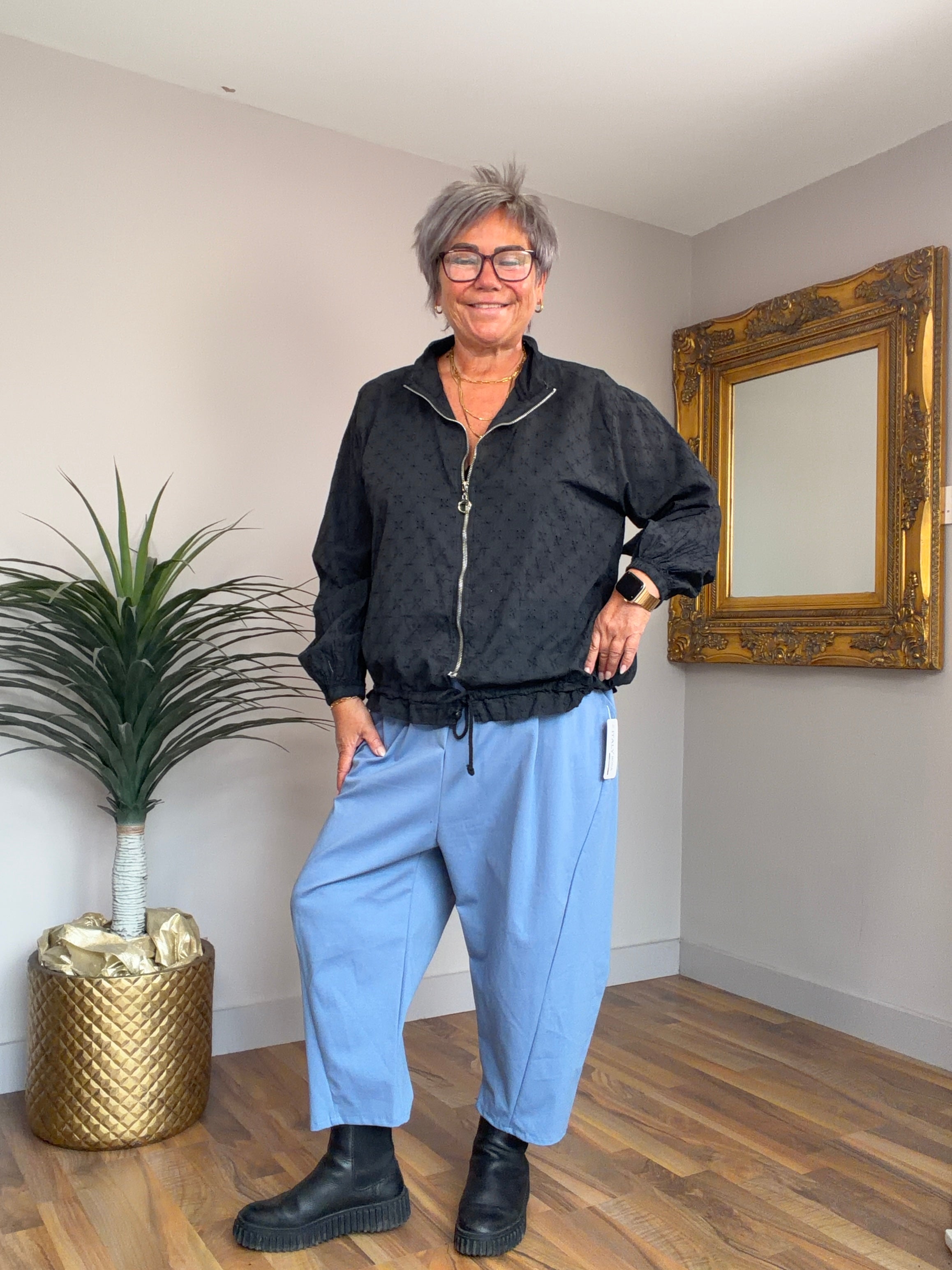 Broiderie Bomber Jacket