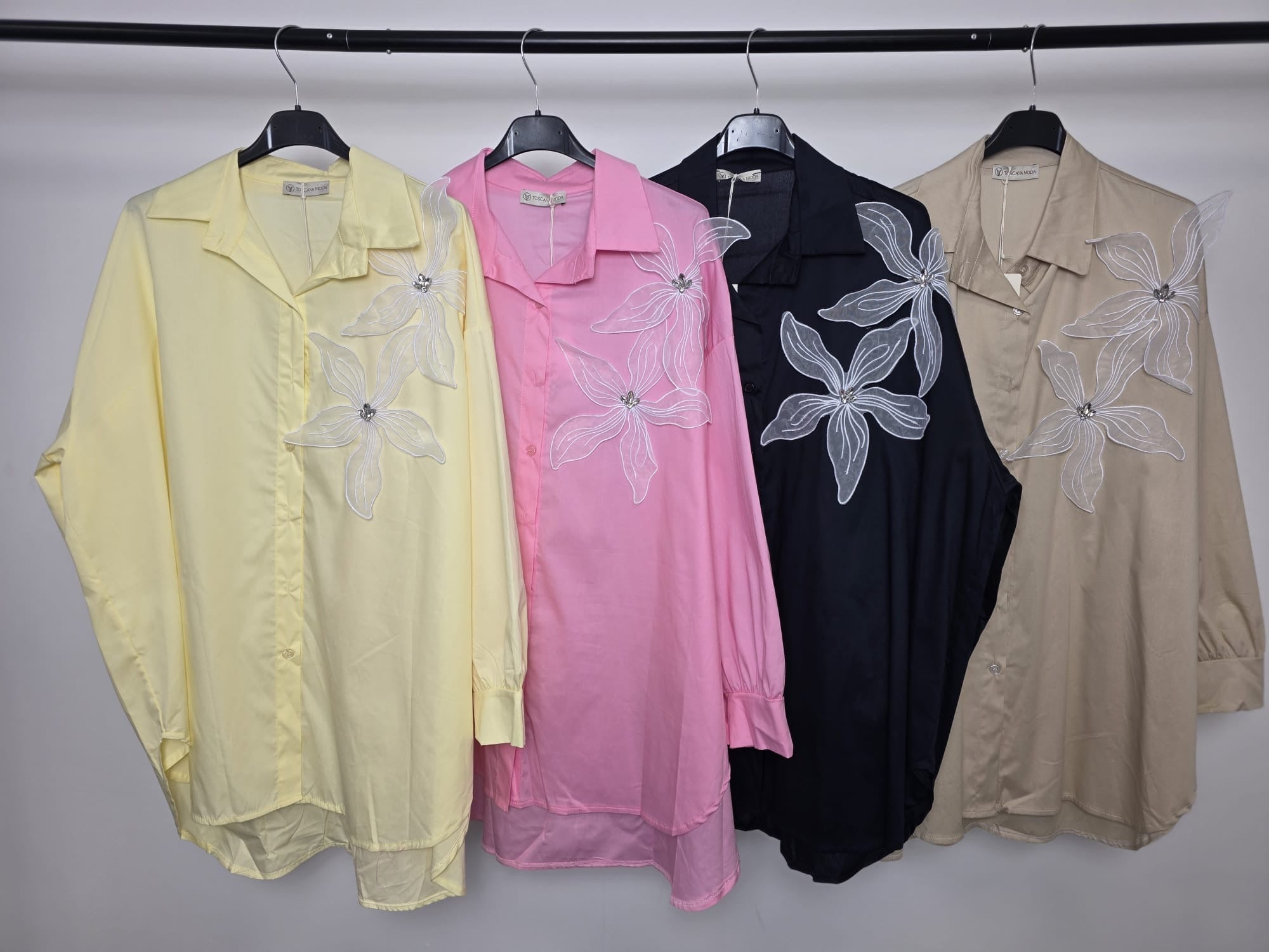 🔥 Sale No Return - Lily Cotten Diamanté Shirt