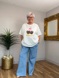 Ecru Cherry Amour T Shirt