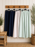 🔥 Sale No Return - Scuba Wide Leg Joggers