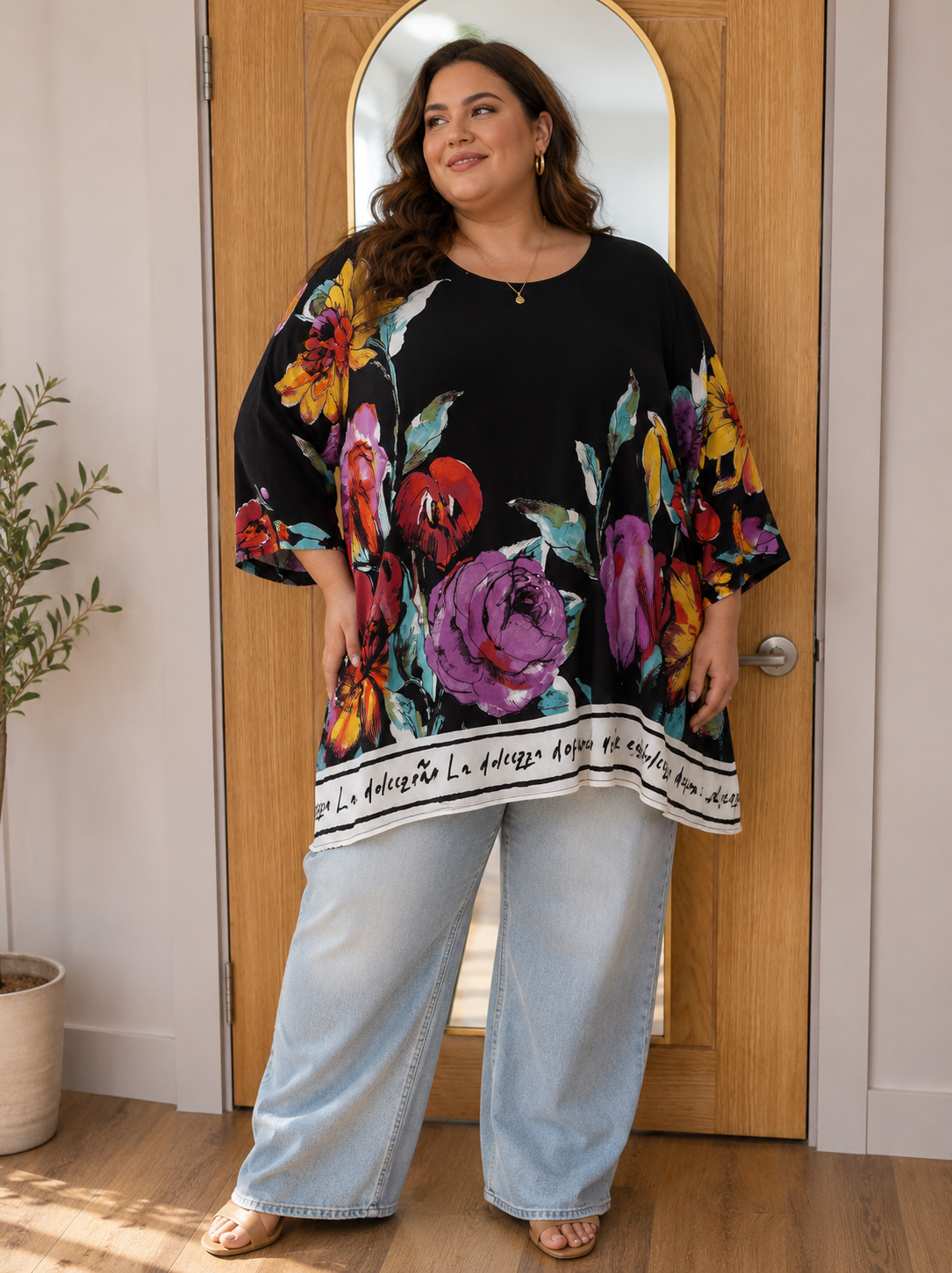 Oversized Floral Top