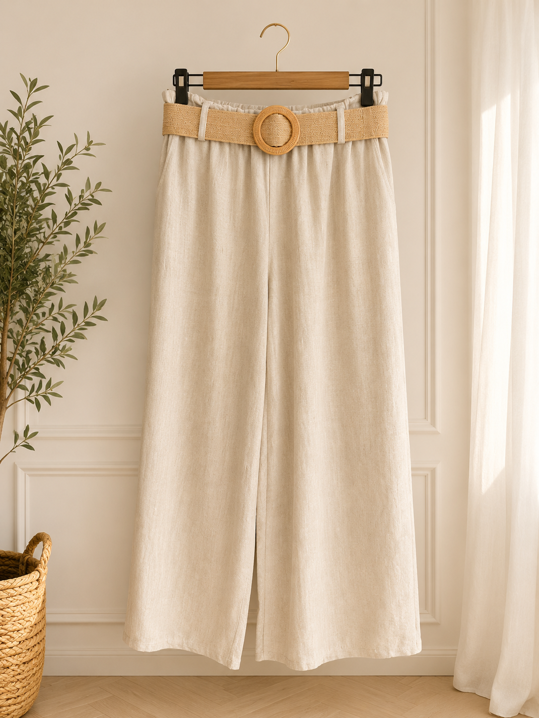 🔥 Sale No Return - Belted Palazzos