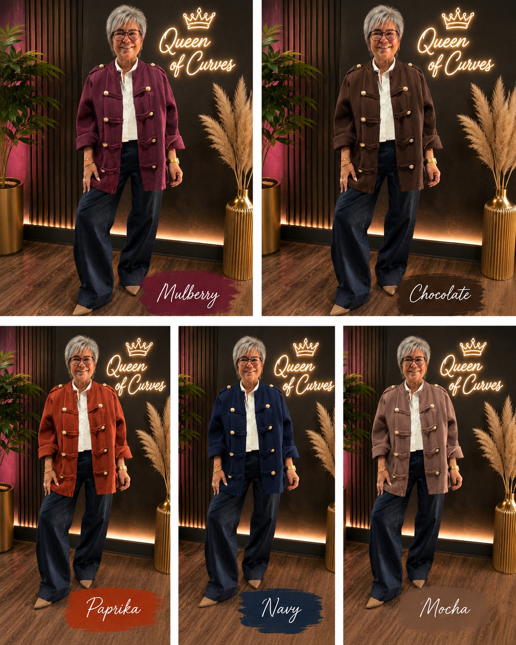 Pillow Cotton  Military Jacket