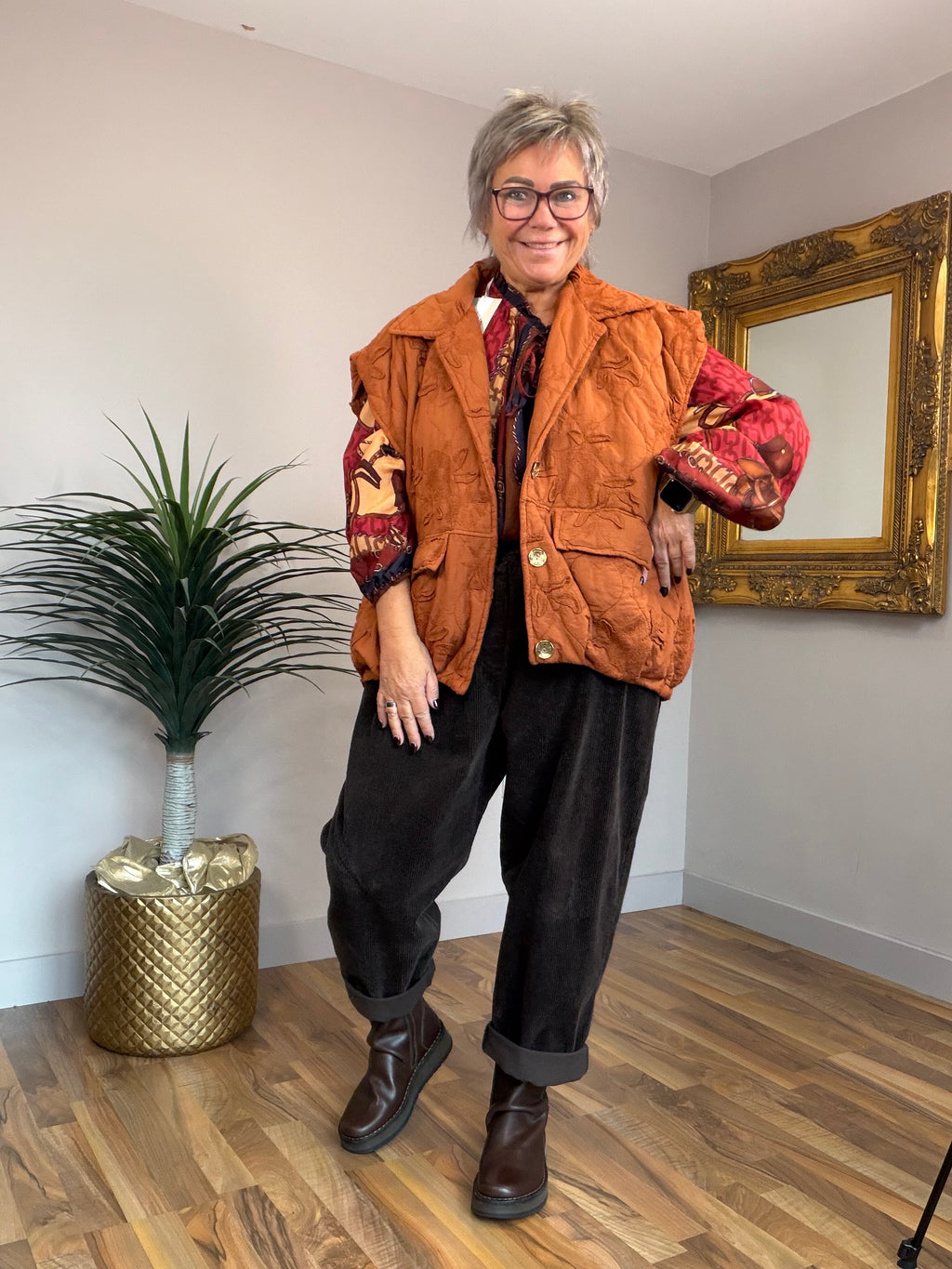 Embroidered Gilet