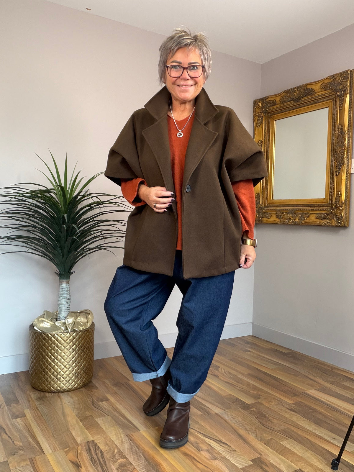 Feel Soft One Button Jacket
