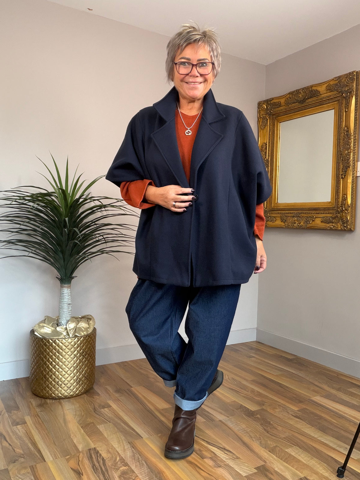 Feel Soft One Button Jacket