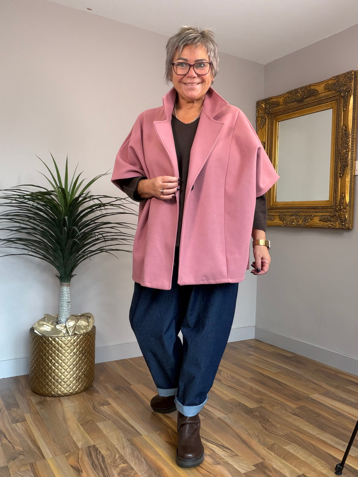 Feel Soft One Button Jacket