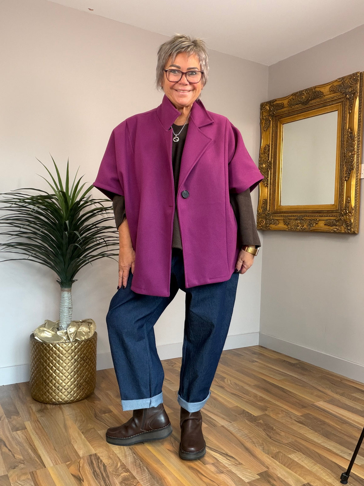 Feel Soft One Button Jacket