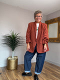 Ruche Sleeve Lined Blazer