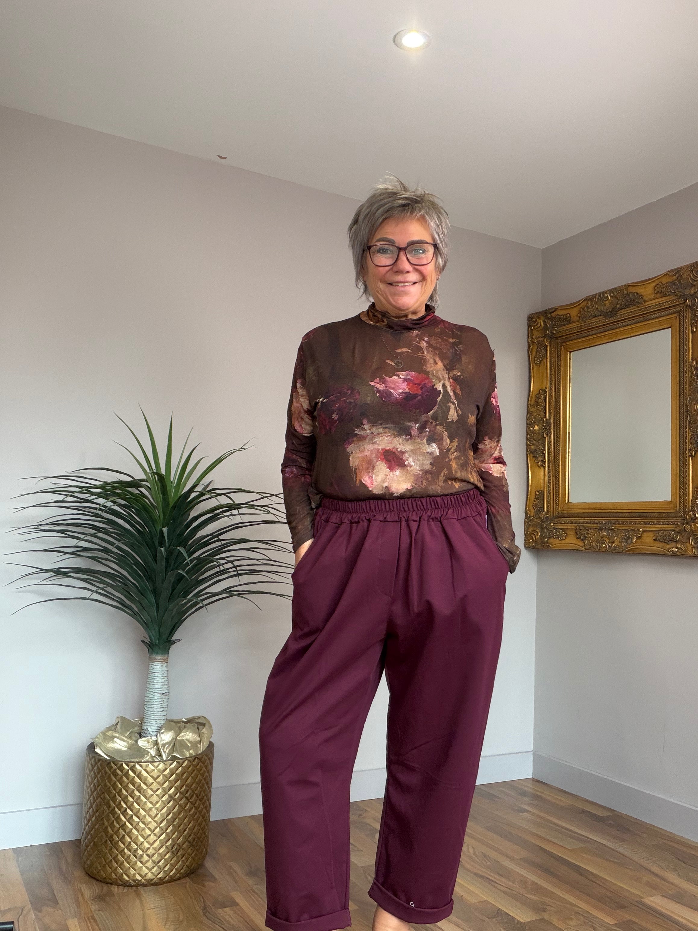 Boyfriend Style Scuba Pants